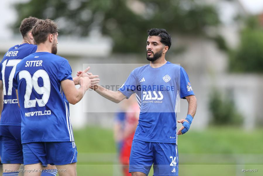 sport, action, Sportgelände Strietwald, SVA, SV Viktoria Aschaffenburg, Regionalliga Südwest, Regionalliga Bayern, Landesfreundschaftsspiele, Fussball, FSV, BFV, Aschaffenburg, 1. FSV Mainz 05 U23, 06.07.2024 - Bild-ID: 2418037