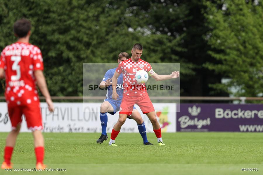 sport, action, Sportgelände Strietwald, SVA, SV Viktoria Aschaffenburg, Regionalliga Südwest, Regionalliga Bayern, Landesfreundschaftsspiele, Fussball, FSV, BFV, Aschaffenburg, 1. FSV Mainz 05 U23, 06.07.2024 - Bild-ID: 2418053