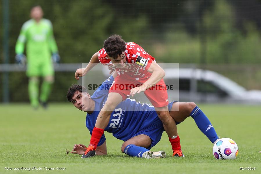 sport, action, Sportgelände Strietwald, SVA, SV Viktoria Aschaffenburg, Regionalliga Südwest, Regionalliga Bayern, Landesfreundschaftsspiele, Fussball, FSV, BFV, Aschaffenburg, 1. FSV Mainz 05 U23, 06.07.2024 - Bild-ID: 2418069