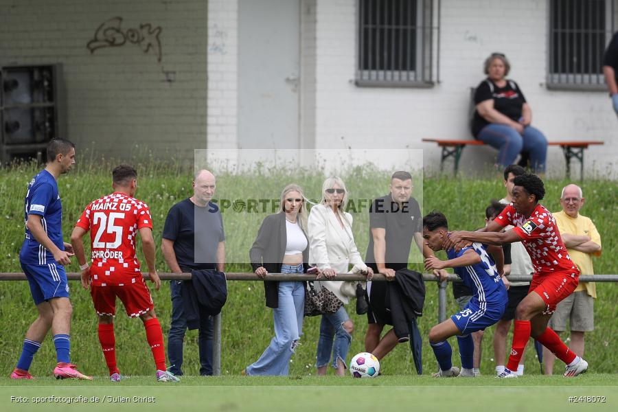 sport, action, Sportgelände Strietwald, SVA, SV Viktoria Aschaffenburg, Regionalliga Südwest, Regionalliga Bayern, Landesfreundschaftsspiele, Fussball, FSV, BFV, Aschaffenburg, 1. FSV Mainz 05 U23, 06.07.2024 - Bild-ID: 2418072