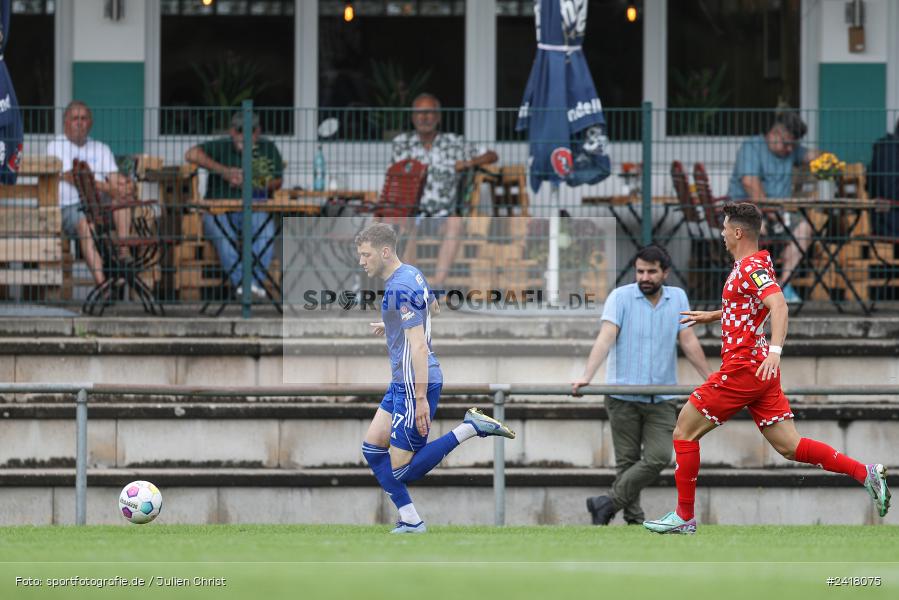 sport, action, Sportgelände Strietwald, SVA, SV Viktoria Aschaffenburg, Regionalliga Südwest, Regionalliga Bayern, Landesfreundschaftsspiele, Fussball, FSV, BFV, Aschaffenburg, 1. FSV Mainz 05 U23, 06.07.2024 - Bild-ID: 2418075