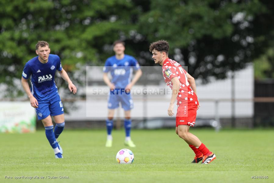 sport, action, Sportgelände Strietwald, SVA, SV Viktoria Aschaffenburg, Regionalliga Südwest, Regionalliga Bayern, Landesfreundschaftsspiele, Fussball, FSV, BFV, Aschaffenburg, 1. FSV Mainz 05 U23, 06.07.2024 - Bild-ID: 2418085