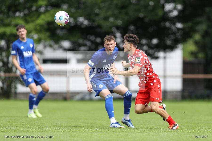 sport, action, Sportgelände Strietwald, SVA, SV Viktoria Aschaffenburg, Regionalliga Südwest, Regionalliga Bayern, Landesfreundschaftsspiele, Fussball, FSV, BFV, Aschaffenburg, 1. FSV Mainz 05 U23, 06.07.2024 - Bild-ID: 2418097