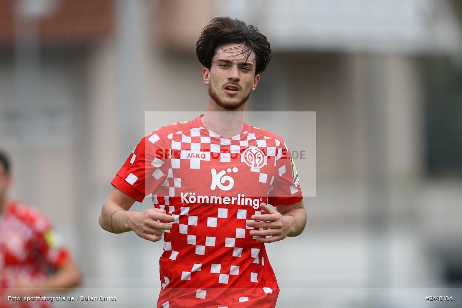 sport, action, Sportgelände Strietwald, SVA, SV Viktoria Aschaffenburg, Regionalliga Südwest, Regionalliga Bayern, Landesfreundschaftsspiele, Fussball, FSV, BFV, Aschaffenburg, 1. FSV Mainz 05 U23, 06.07.2024 - Bild-ID: 2418106