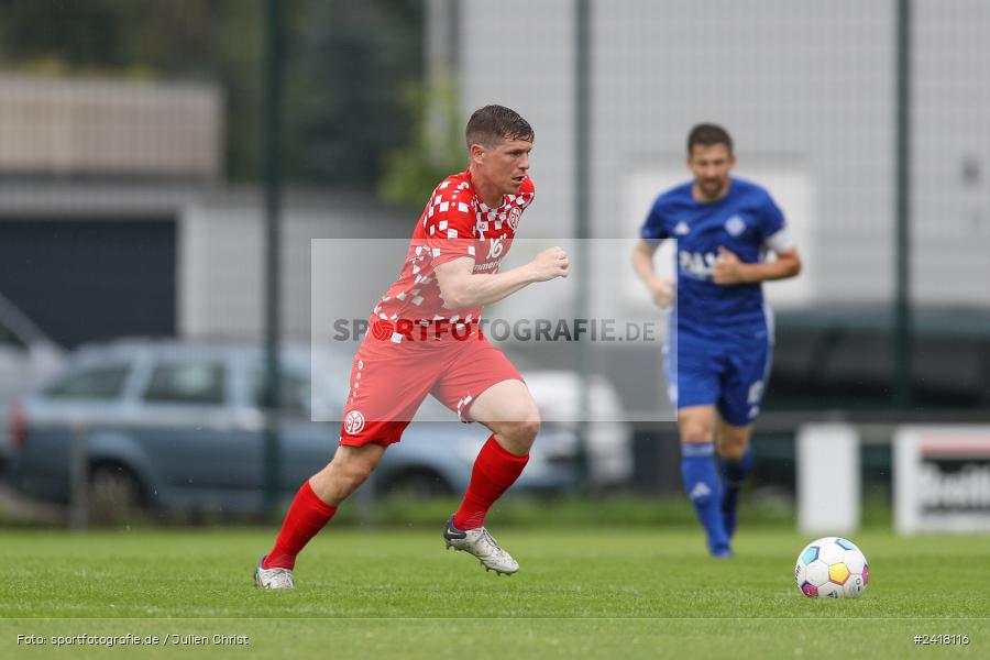 sport, action, Sportgelände Strietwald, SVA, SV Viktoria Aschaffenburg, Regionalliga Südwest, Regionalliga Bayern, Landesfreundschaftsspiele, Fussball, FSV, BFV, Aschaffenburg, 1. FSV Mainz 05 U23, 06.07.2024 - Bild-ID: 2418116