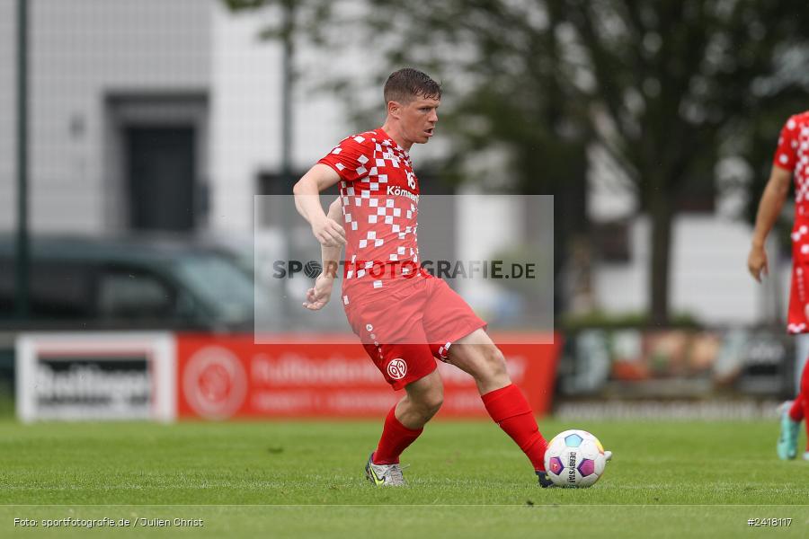 sport, action, Sportgelände Strietwald, SVA, SV Viktoria Aschaffenburg, Regionalliga Südwest, Regionalliga Bayern, Landesfreundschaftsspiele, Fussball, FSV, BFV, Aschaffenburg, 1. FSV Mainz 05 U23, 06.07.2024 - Bild-ID: 2418117
