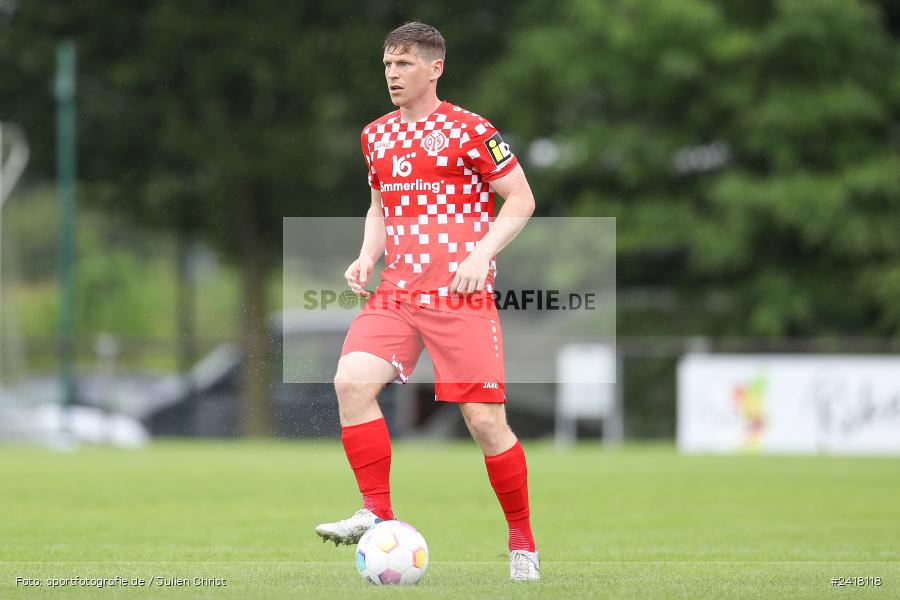 sport, action, Sportgelände Strietwald, SVA, SV Viktoria Aschaffenburg, Regionalliga Südwest, Regionalliga Bayern, Landesfreundschaftsspiele, Fussball, FSV, BFV, Aschaffenburg, 1. FSV Mainz 05 U23, 06.07.2024 - Bild-ID: 2418118