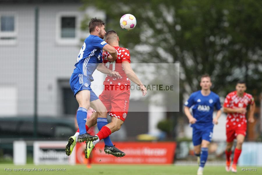 sport, action, Sportgelände Strietwald, SVA, SV Viktoria Aschaffenburg, Regionalliga Südwest, Regionalliga Bayern, Landesfreundschaftsspiele, Fussball, FSV, BFV, Aschaffenburg, 1. FSV Mainz 05 U23, 06.07.2024 - Bild-ID: 2418122 sport, action, Sportgelände Strietwald, SVA, SV Viktoria Aschaffenburg, Regionalliga Südwest, Regionalliga Bayern, Landesfreundschaftsspiele, Fussball, FSV, BFV, Aschaffenburg, 1. FSV Mainz 05 U23, 06.07.2024 - Bild-ID: 2418122