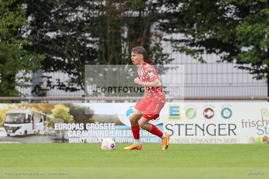 sport, action, Sportgelände Strietwald, SVA, SV Viktoria Aschaffenburg, Regionalliga Südwest, Regionalliga Bayern, Landesfreundschaftsspiele, Fussball, FSV, BFV, Aschaffenburg, 1. FSV Mainz 05 U23, 06.07.2024 - Bild-ID: 2418138