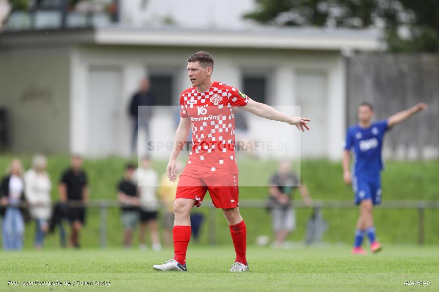 sport, action, Sportgelände Strietwald, SVA, SV Viktoria Aschaffenburg, Regionalliga Südwest, Regionalliga Bayern, Landesfreundschaftsspiele, Fussball, FSV, BFV, Aschaffenburg, 1. FSV Mainz 05 U23, 06.07.2024 - Bild-ID: 2418146