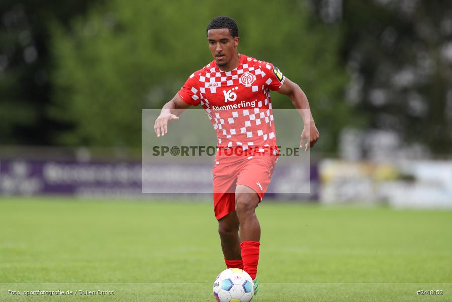 sport, action, Sportgelände Strietwald, SVA, SV Viktoria Aschaffenburg, Regionalliga Südwest, Regionalliga Bayern, Landesfreundschaftsspiele, Fussball, FSV, BFV, Aschaffenburg, 1. FSV Mainz 05 U23, 06.07.2024 - Bild-ID: 2418152