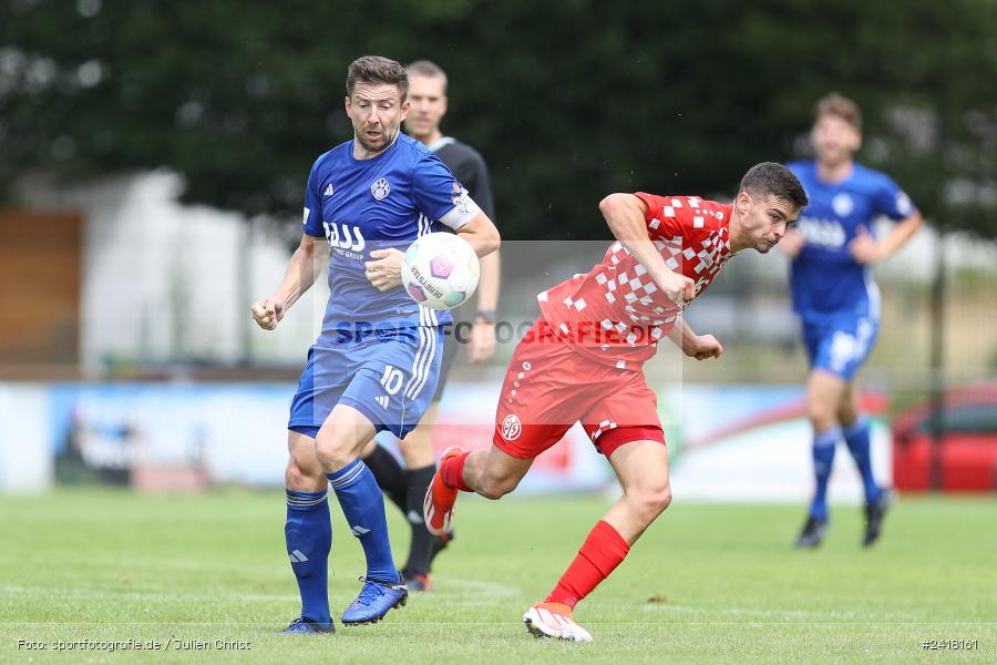 sport, action, Sportgelände Strietwald, SVA, SV Viktoria Aschaffenburg, Regionalliga Südwest, Regionalliga Bayern, Landesfreundschaftsspiele, Fussball, FSV, BFV, Aschaffenburg, 1. FSV Mainz 05 U23, 06.07.2024 - Bild-ID: 2418161