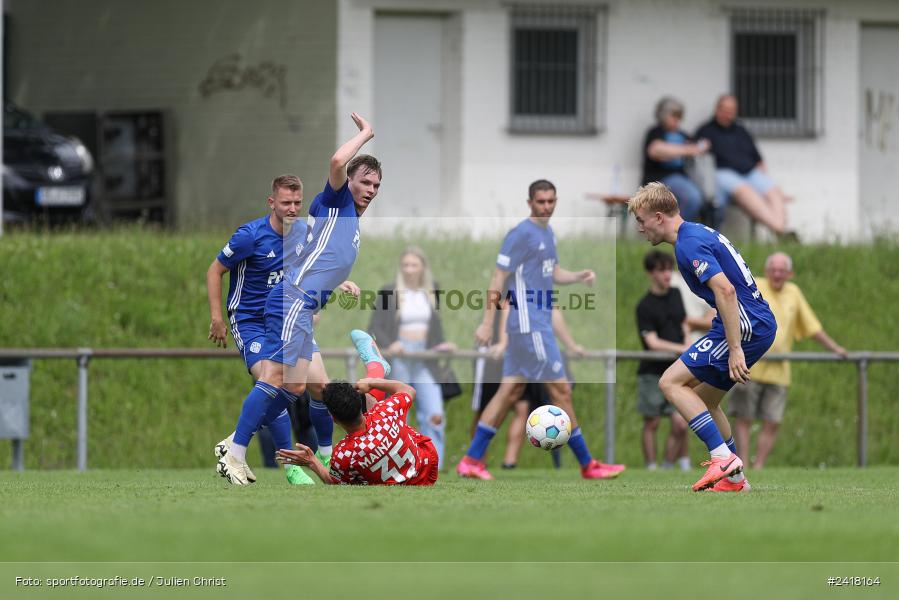 sport, action, Sportgelände Strietwald, SVA, SV Viktoria Aschaffenburg, Regionalliga Südwest, Regionalliga Bayern, Landesfreundschaftsspiele, Fussball, FSV, BFV, Aschaffenburg, 1. FSV Mainz 05 U23, 06.07.2024 - Bild-ID: 2418164