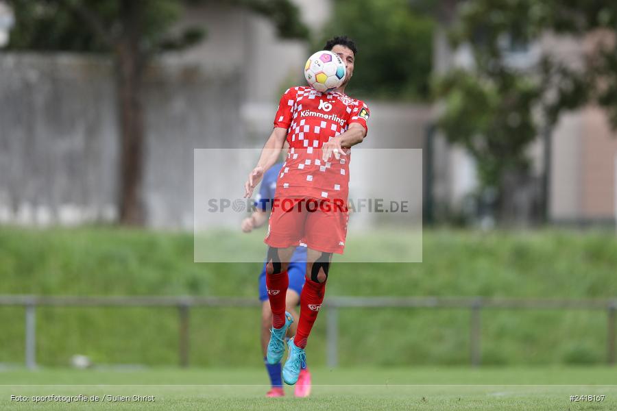 sport, action, Sportgelände Strietwald, SVA, SV Viktoria Aschaffenburg, Regionalliga Südwest, Regionalliga Bayern, Landesfreundschaftsspiele, Fussball, FSV, BFV, Aschaffenburg, 1. FSV Mainz 05 U23, 06.07.2024 - Bild-ID: 2418167