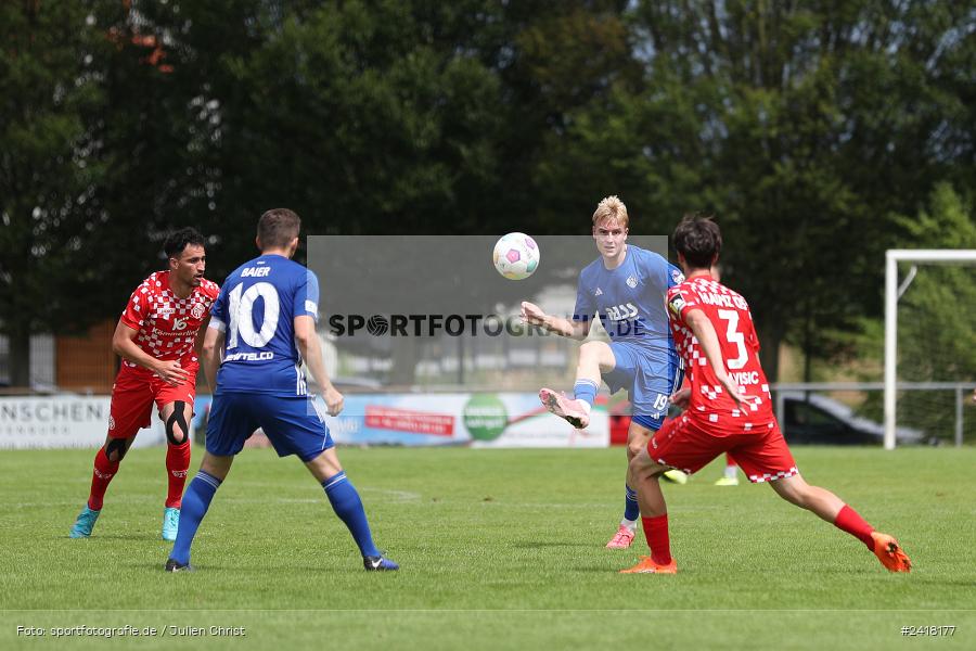 Sportgelände Strietwald, Aschaffenburg, 06.07.2024, sport, action, BFV, Fussball, Landesfreundschaftsspiele, Regionalliga Südwest, Regionalliga Bayern, FSV, SVA, 1. FSV Mainz 05 U23, SV Viktoria Aschaffenburg - Bild-ID: 2418177 Sportgelände Strietwald, Aschaffenburg, 06.07.2024, sport, action, BFV, Fussball, Landesfreundschaftsspiele, Regionalliga Südwest, Regionalliga Bayern, FSV, SVA, 1. FSV Mainz 05 U23, SV Viktoria Aschaffenburg - Bild-ID: 2418177