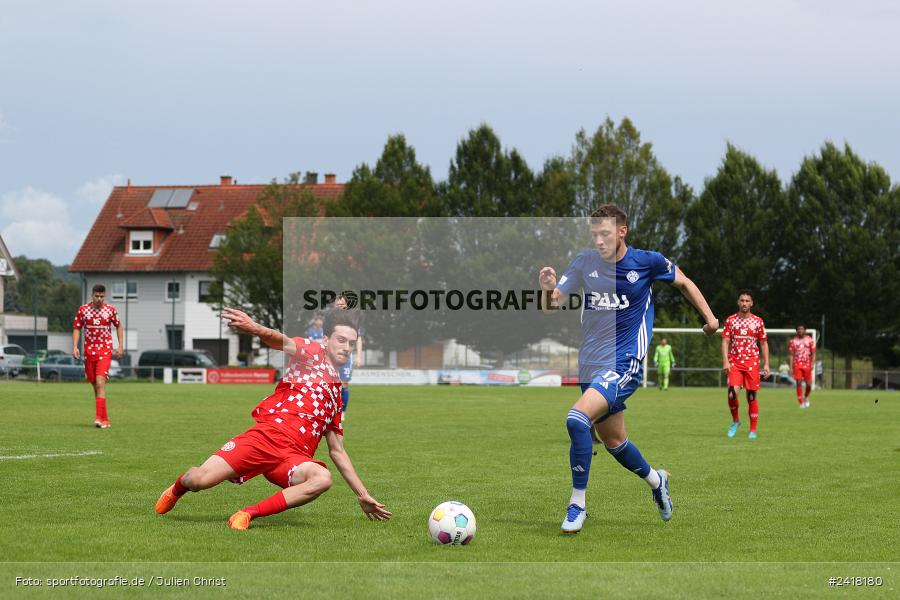Sportgelände Strietwald, Aschaffenburg, 06.07.2024, sport, action, BFV, Fussball, Landesfreundschaftsspiele, Regionalliga Südwest, Regionalliga Bayern, FSV, SVA, 1. FSV Mainz 05 U23, SV Viktoria Aschaffenburg - Bild-ID: 2418180 Sportgelände Strietwald, Aschaffenburg, 06.07.2024, sport, action, BFV, Fussball, Landesfreundschaftsspiele, Regionalliga Südwest, Regionalliga Bayern, FSV, SVA, 1. FSV Mainz 05 U23, SV Viktoria Aschaffenburg - Bild-ID: 2418180
