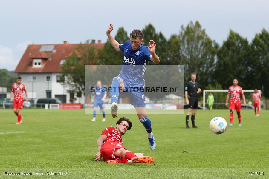Sportgelände Strietwald, Aschaffenburg, 06.07.2024, sport, action, BFV, Fussball, Landesfreundschaftsspiele, Regionalliga Südwest, Regionalliga Bayern, FSV, SVA, 1. FSV Mainz 05 U23, SV Viktoria Aschaffenburg - Bild-ID: 2418181 Sportgelände Strietwald, Aschaffenburg, 06.07.2024, sport, action, BFV, Fussball, Landesfreundschaftsspiele, Regionalliga Südwest, Regionalliga Bayern, FSV, SVA, 1. FSV Mainz 05 U23, SV Viktoria Aschaffenburg - Bild-ID: 2418181