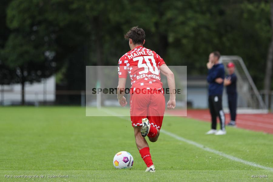 Sportgelände Strietwald, Aschaffenburg, 06.07.2024, sport, action, BFV, Fussball, Landesfreundschaftsspiele, Regionalliga Südwest, Regionalliga Bayern, FSV, SVA, 1. FSV Mainz 05 U23, SV Viktoria Aschaffenburg - Bild-ID: 2418184 Sportgelände Strietwald, Aschaffenburg, 06.07.2024, sport, action, BFV, Fussball, Landesfreundschaftsspiele, Regionalliga Südwest, Regionalliga Bayern, FSV, SVA, 1. FSV Mainz 05 U23, SV Viktoria Aschaffenburg - Bild-ID: 2418184