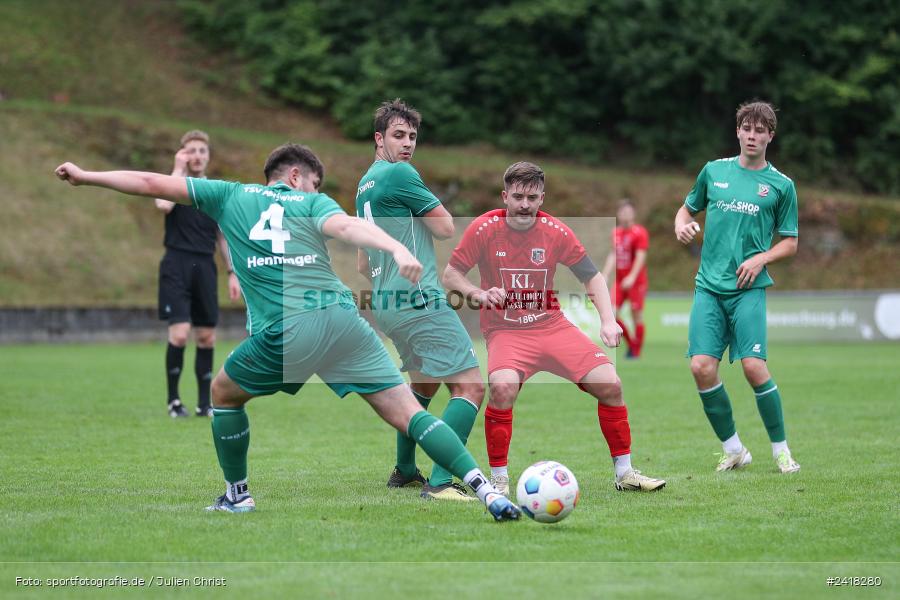 Kohlenberg Arena, Fuchsstadt, 07.07.2024, sport, action, BFV, Fussball, Landesfreundschaftsspiele, Bayernliga Nord, Landesliga Nordwest, TSV, FCF, TSV Abtswind, 1. FC Fuchsstadt - Bild-ID: 2418280