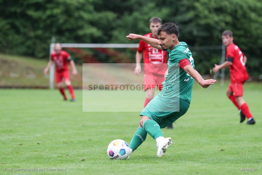 Kohlenberg Arena, Fuchsstadt, 07.07.2024, sport, action, BFV, Fussball, Landesfreundschaftsspiele, Bayernliga Nord, Landesliga Nordwest, TSV, FCF, TSV Abtswind, 1. FC Fuchsstadt - Bild-ID: 2418287