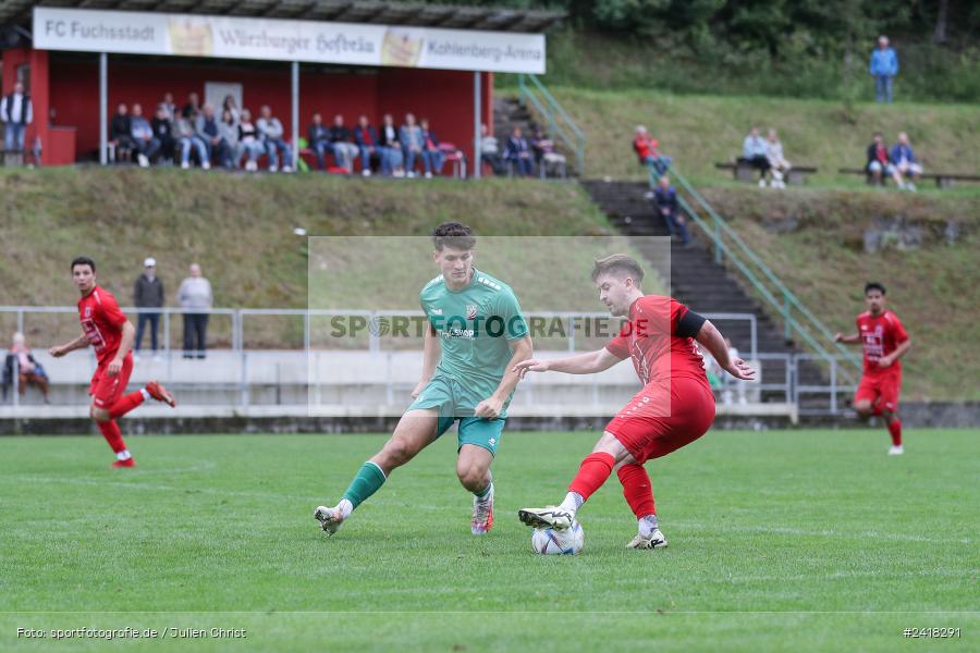 Kohlenberg Arena, Fuchsstadt, 07.07.2024, sport, action, BFV, Fussball, Landesfreundschaftsspiele, Bayernliga Nord, Landesliga Nordwest, TSV, FCF, TSV Abtswind, 1. FC Fuchsstadt - Bild-ID: 2418291