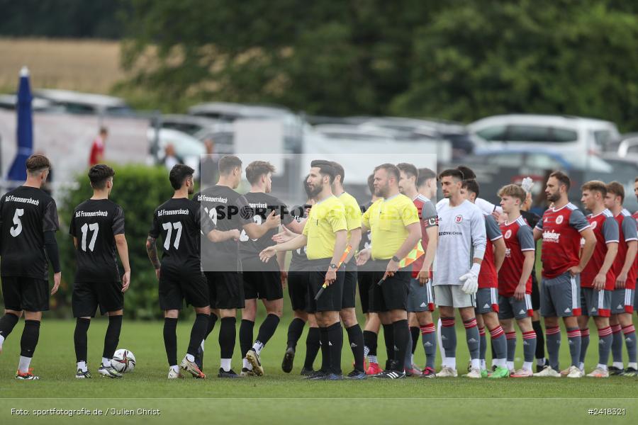 sport, action, TuS Röllbach, TuS Frammersbach, Sportgelände, Schleich Cup Finale 2024, Landesfreundschaftsspiele, Fussball, BFV, Altfeld, 07.07.2024 - Bild-ID: 2418321