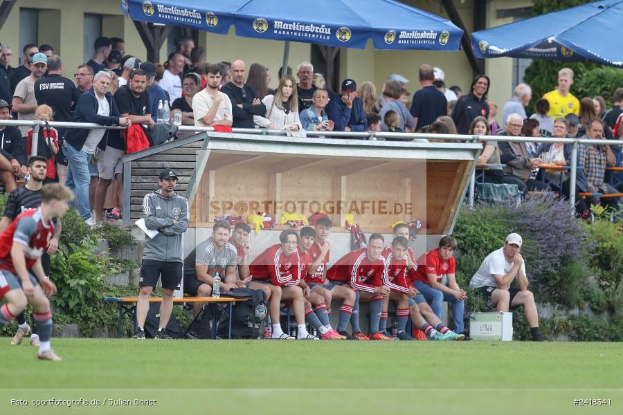 sport, action, TuS Röllbach, TuS Frammersbach, Sportgelände, Schleich Cup Finale 2024, Landesfreundschaftsspiele, Fussball, BFV, Altfeld, 07.07.2024 - Bild-ID: 2418341