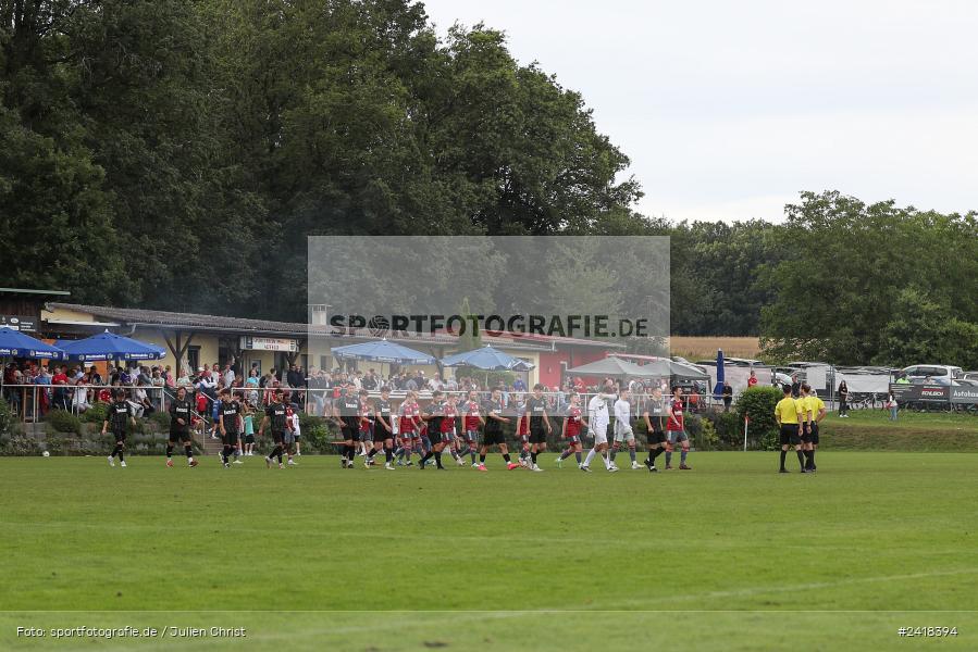 sport, action, TuS Röllbach, TuS Frammersbach, Sportgelände, Schleich Cup Finale 2024, Landesfreundschaftsspiele, Fussball, BFV, Altfeld, 08.07.2024 - Bild-ID: 2418394