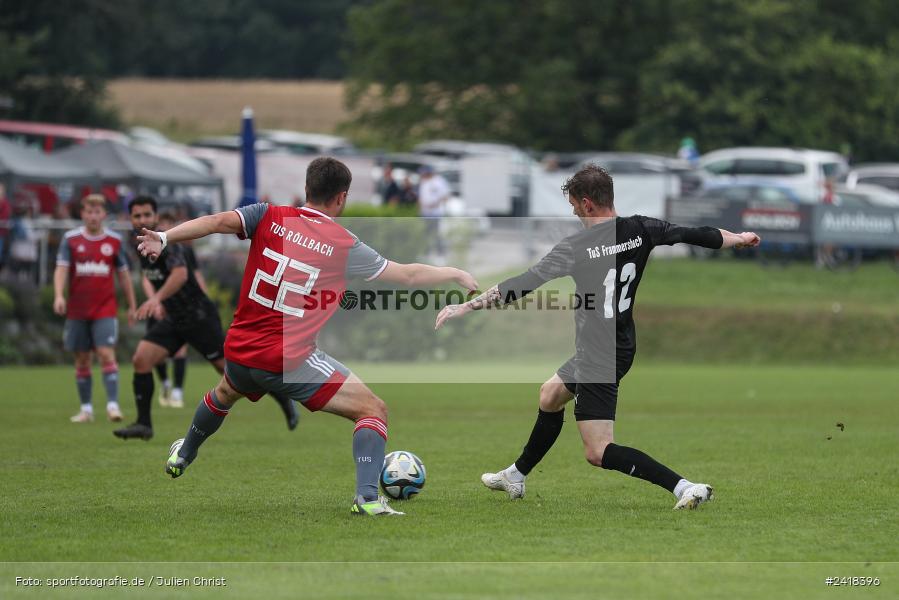 sport, action, TuS Röllbach, TuS Frammersbach, Sportgelände, Schleich Cup Finale 2024, Landesfreundschaftsspiele, Fussball, BFV, Altfeld, 08.07.2024 - Bild-ID: 2418396