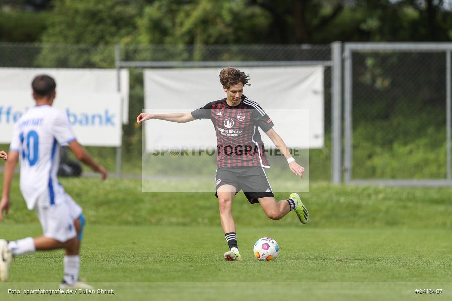 sport, action, U17, Sportgelände, SV Darmstadt 98, Landesfreundschaftsspiele, Junioren Bundesliga, Fussball, DFB, Altfeld, 1. FC Nürnberg, 07.07.2024 - Bild-ID: 2418407