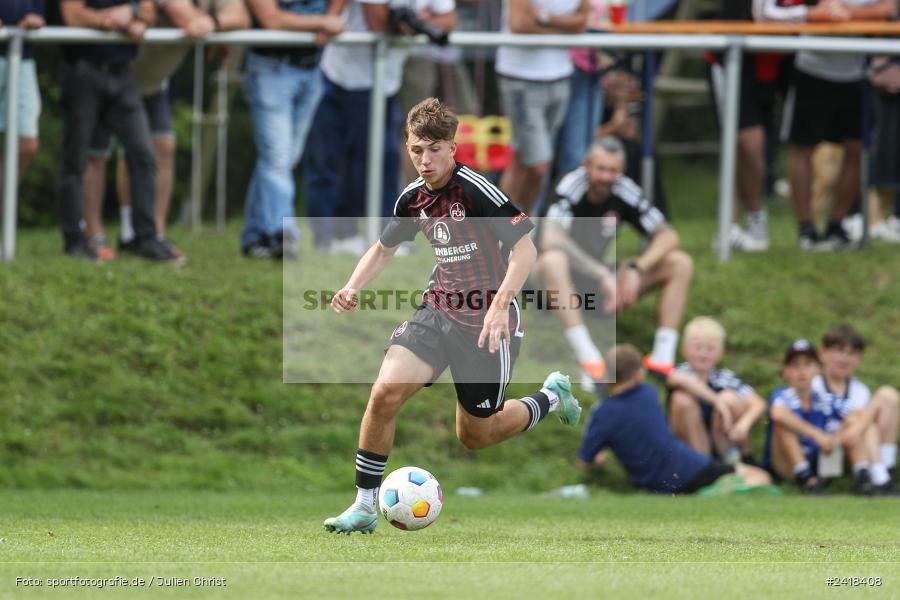 sport, action, U17, Sportgelände, SV Darmstadt 98, Landesfreundschaftsspiele, Junioren Bundesliga, Fussball, DFB, Altfeld, 1. FC Nürnberg, 07.07.2024 - Bild-ID: 2418408