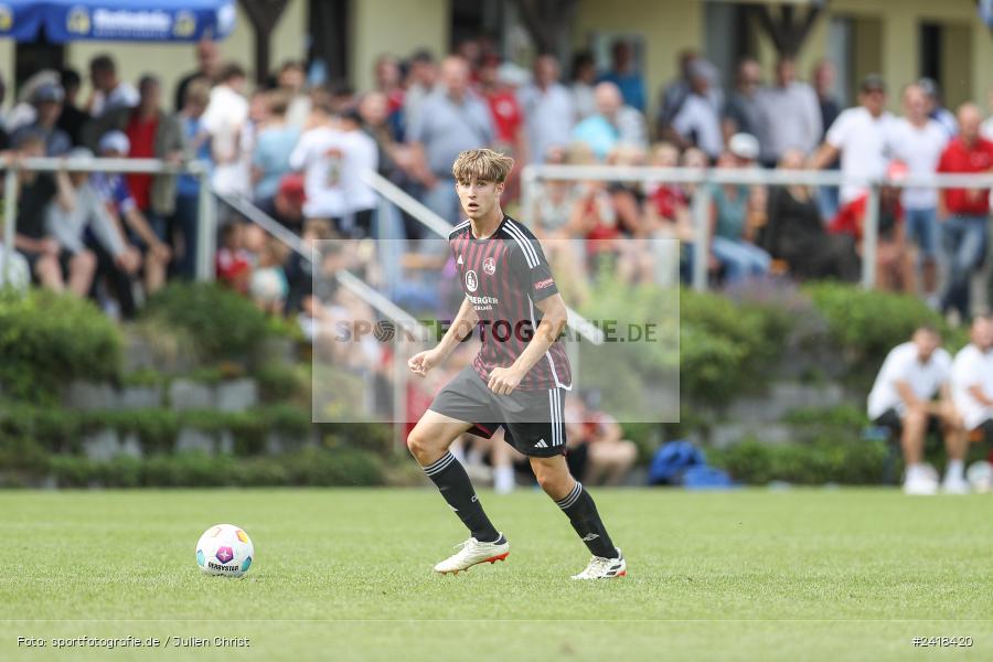 sport, action, U17, Sportgelände, SV Darmstadt 98, Landesfreundschaftsspiele, Junioren Bundesliga, Fussball, DFB, Altfeld, 1. FC Nürnberg, 07.07.2024 - Bild-ID: 2418420