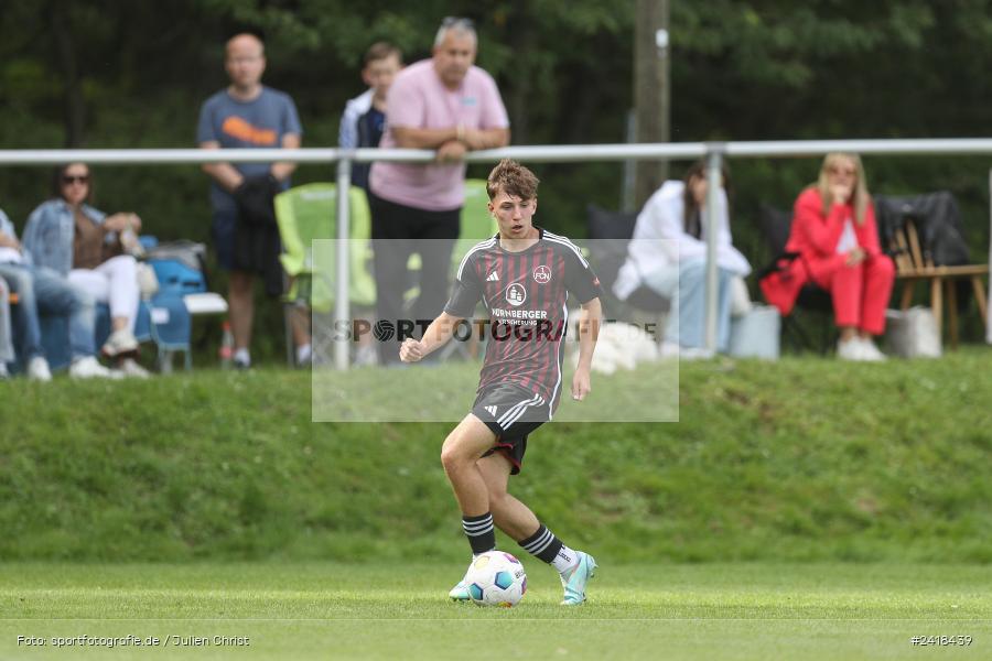 sport, action, U17, Sportgelände, SV Darmstadt 98, Landesfreundschaftsspiele, Junioren Bundesliga, Fussball, DFB, Altfeld, 1. FC Nürnberg, 07.07.2024 - Bild-ID: 2418439