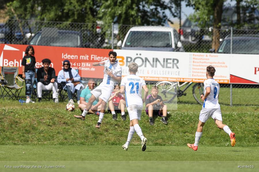 sport, action, U17, Sportgelände, SV Darmstadt 98, Landesfreundschaftsspiele, Junioren Bundesliga, Fussball, DFB, Altfeld, 1. FC Nürnberg, 07.07.2024 - Bild-ID: 2418453 sport, action, U17, Sportgelände, SV Darmstadt 98, Landesfreundschaftsspiele, Junioren Bundesliga, Fussball, DFB, Altfeld, 1. FC Nürnberg, 07.07.2024 - Bild-ID: 2418453