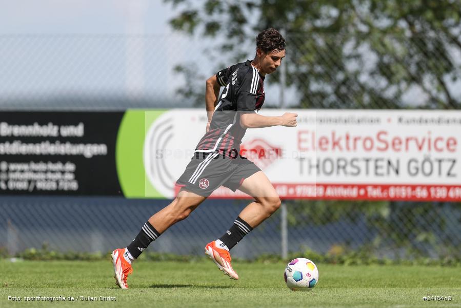 sport, action, U17, Sportgelände, SV Darmstadt 98, Landesfreundschaftsspiele, Junioren Bundesliga, Fussball, DFB, Altfeld, 1. FC Nürnberg, 07.07.2024 - Bild-ID: 2418460 sport, action, U17, Sportgelände, SV Darmstadt 98, Landesfreundschaftsspiele, Junioren Bundesliga, Fussball, DFB, Altfeld, 1. FC Nürnberg, 07.07.2024 - Bild-ID: 2418460