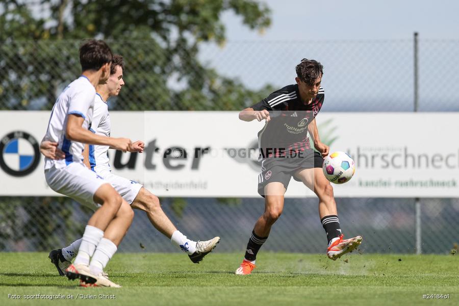 sport, action, U17, Sportgelände, SV Darmstadt 98, Landesfreundschaftsspiele, Junioren Bundesliga, Fussball, DFB, Altfeld, 1. FC Nürnberg, 07.07.2024 - Bild-ID: 2418461 sport, action, U17, Sportgelände, SV Darmstadt 98, Landesfreundschaftsspiele, Junioren Bundesliga, Fussball, DFB, Altfeld, 1. FC Nürnberg, 07.07.2024 - Bild-ID: 2418461
