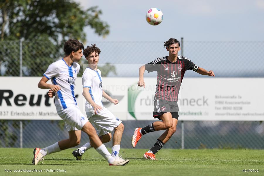 sport, action, U17, Sportgelände, SV Darmstadt 98, Landesfreundschaftsspiele, Junioren Bundesliga, Fussball, DFB, Altfeld, 1. FC Nürnberg, 07.07.2024 - Bild-ID: 2418462 sport, action, U17, Sportgelände, SV Darmstadt 98, Landesfreundschaftsspiele, Junioren Bundesliga, Fussball, DFB, Altfeld, 1. FC Nürnberg, 07.07.2024 - Bild-ID: 2418462