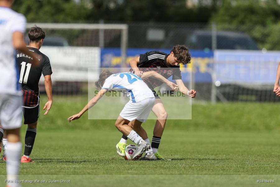 sport, action, U17, Sportgelände, SV Darmstadt 98, Landesfreundschaftsspiele, Junioren Bundesliga, Fussball, DFB, Altfeld, 1. FC Nürnberg, 07.07.2024 - Bild-ID: 2418494 sport, action, U17, Sportgelände, SV Darmstadt 98, Landesfreundschaftsspiele, Junioren Bundesliga, Fussball, DFB, Altfeld, 1. FC Nürnberg, 07.07.2024 - Bild-ID: 2418494
