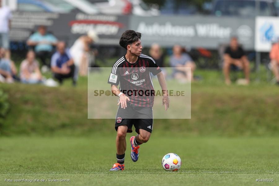 sport, action, U17, Sportgelände, SV Darmstadt 98, Landesfreundschaftsspiele, Junioren Bundesliga, Fussball, DFB, Altfeld, 1. FC Nürnberg, 07.07.2024 - Bild-ID: 2418500 sport, action, U17, Sportgelände, SV Darmstadt 98, Landesfreundschaftsspiele, Junioren Bundesliga, Fussball, DFB, Altfeld, 1. FC Nürnberg, 07.07.2024 - Bild-ID: 2418500