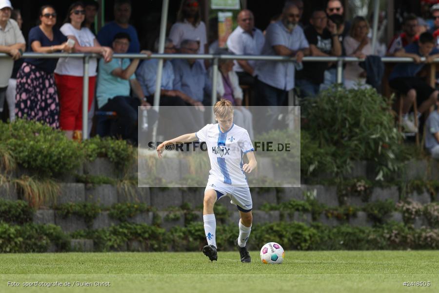 sport, action, U17, Sportgelände, SV Darmstadt 98, Landesfreundschaftsspiele, Junioren Bundesliga, Fussball, DFB, Altfeld, 1. FC Nürnberg, 07.07.2024 - Bild-ID: 2418503