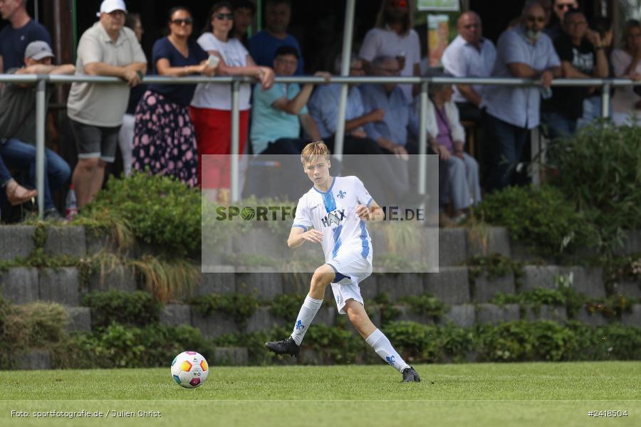 sport, action, U17, Sportgelände, SV Darmstadt 98, Landesfreundschaftsspiele, Junioren Bundesliga, Fussball, DFB, Altfeld, 1. FC Nürnberg, 07.07.2024 - Bild-ID: 2418504