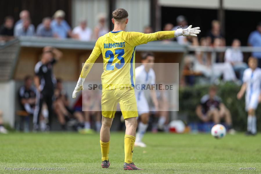 sport, action, U17, Sportgelände, SV Darmstadt 98, Landesfreundschaftsspiele, Junioren Bundesliga, Fussball, DFB, Altfeld, 1. FC Nürnberg, 07.07.2024 - Bild-ID: 2418505