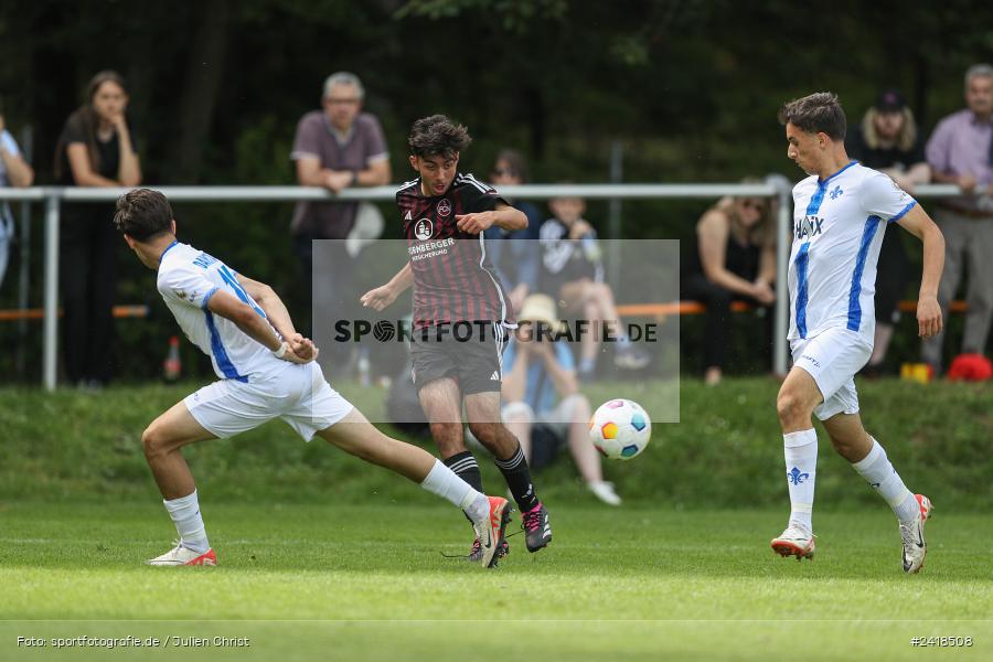 sport, action, U17, Sportgelände, SV Darmstadt 98, Landesfreundschaftsspiele, Junioren Bundesliga, Fussball, DFB, Altfeld, 1. FC Nürnberg, 07.07.2024 - Bild-ID: 2418508 sport, action, U17, Sportgelände, SV Darmstadt 98, Landesfreundschaftsspiele, Junioren Bundesliga, Fussball, DFB, Altfeld, 1. FC Nürnberg, 07.07.2024 - Bild-ID: 2418508