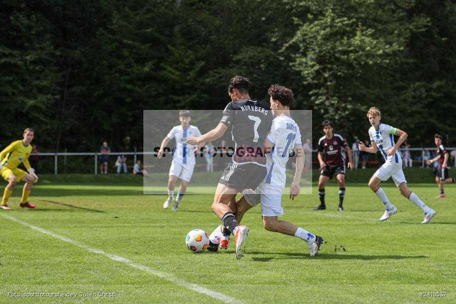 sport, action, U17, Sportgelände, SV Darmstadt 98, Landesfreundschaftsspiele, Junioren Bundesliga, Fussball, DFB, Altfeld, 1. FC Nürnberg, 07.07.2024 - Bild-ID: 2418537 sport, action, U17, Sportgelände, SV Darmstadt 98, Landesfreundschaftsspiele, Junioren Bundesliga, Fussball, DFB, Altfeld, 1. FC Nürnberg, 07.07.2024 - Bild-ID: 2418537