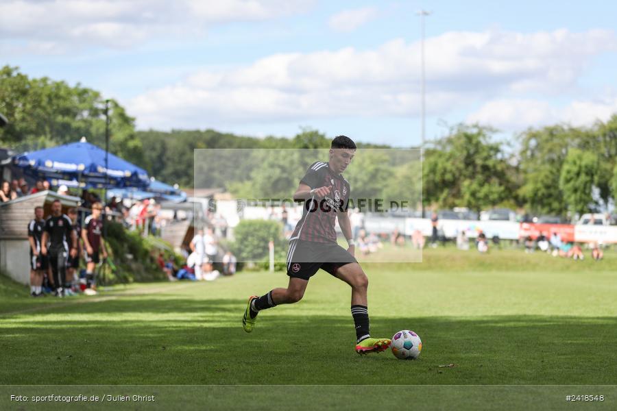 sport, action, U17, Sportgelände, SV Darmstadt 98, Landesfreundschaftsspiele, Junioren Bundesliga, Fussball, DFB, Altfeld, 1. FC Nürnberg, 07.07.2024 - Bild-ID: 2418548