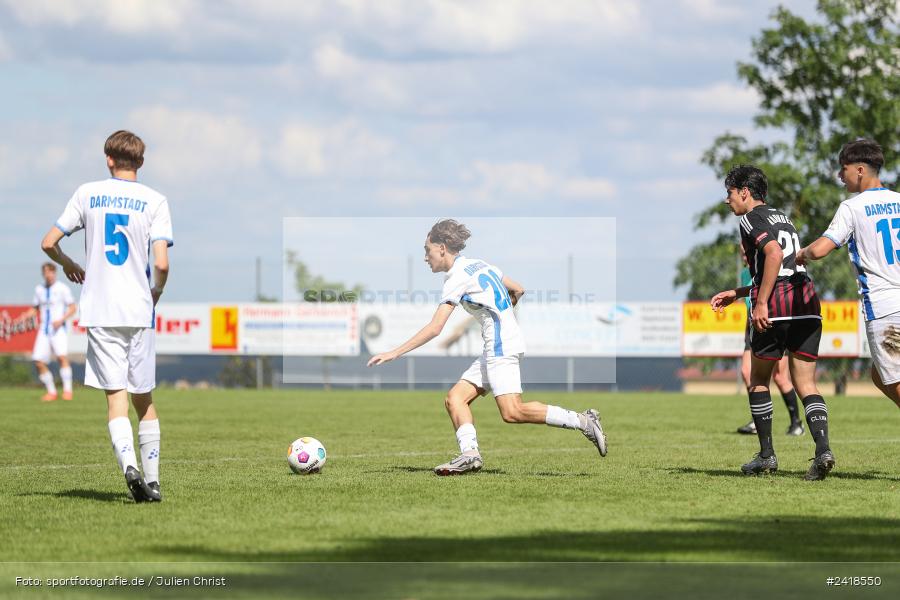 sport, action, U17, Sportgelände, SV Darmstadt 98, Landesfreundschaftsspiele, Junioren Bundesliga, Fussball, DFB, Altfeld, 1. FC Nürnberg, 07.07.2024 - Bild-ID: 2418550