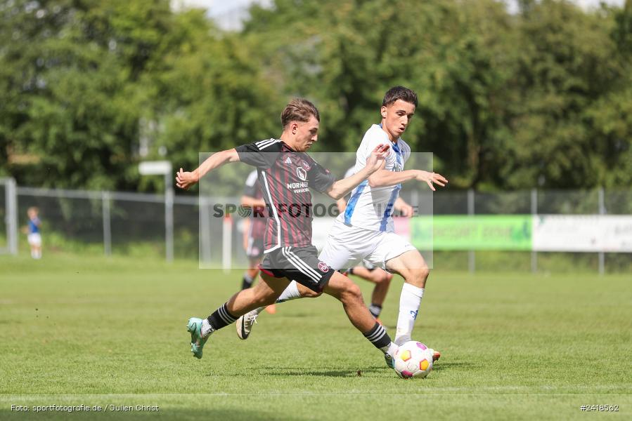 sport, action, U17, Sportgelände, SV Darmstadt 98, Landesfreundschaftsspiele, Junioren Bundesliga, Fussball, DFB, Altfeld, 1. FC Nürnberg, 07.07.2024 - Bild-ID: 2418562 sport, action, U17, Sportgelände, SV Darmstadt 98, Landesfreundschaftsspiele, Junioren Bundesliga, Fussball, DFB, Altfeld, 1. FC Nürnberg, 07.07.2024 - Bild-ID: 2418562