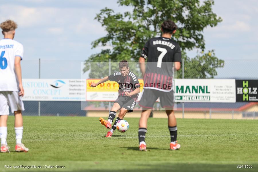 sport, action, U17, Sportgelände, SV Darmstadt 98, Landesfreundschaftsspiele, Junioren Bundesliga, Fussball, DFB, Altfeld, 1. FC Nürnberg, 07.07.2024 - Bild-ID: 2418566 sport, action, U17, Sportgelände, SV Darmstadt 98, Landesfreundschaftsspiele, Junioren Bundesliga, Fussball, DFB, Altfeld, 1. FC Nürnberg, 07.07.2024 - Bild-ID: 2418566
