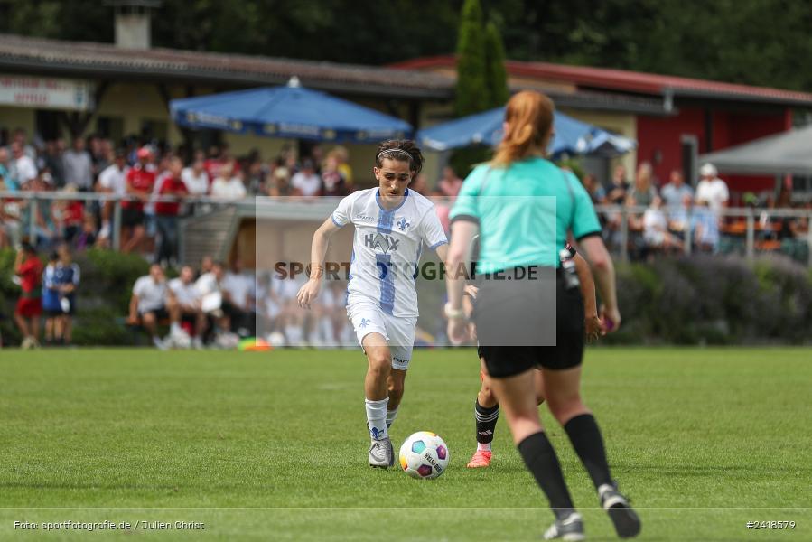 sport, action, U17, Sportgelände, SV Darmstadt 98, Landesfreundschaftsspiele, Junioren Bundesliga, Fussball, DFB, Altfeld, 1. FC Nürnberg, 07.07.2024 - Bild-ID: 2418579