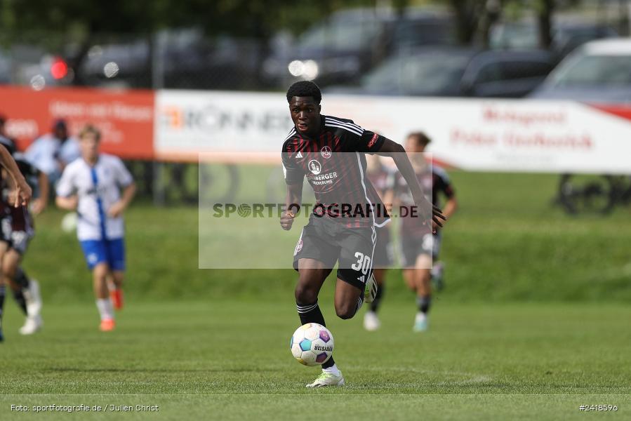 sport, action, U19, Sportgelände, SV Darmstadt 98, Landesfreundschaftsspiele, Junioren Bundesliga, Fussball, DFB, Altfeld, 1. FC Nürnberg, 07.07.2024 - Bild-ID: 2418596